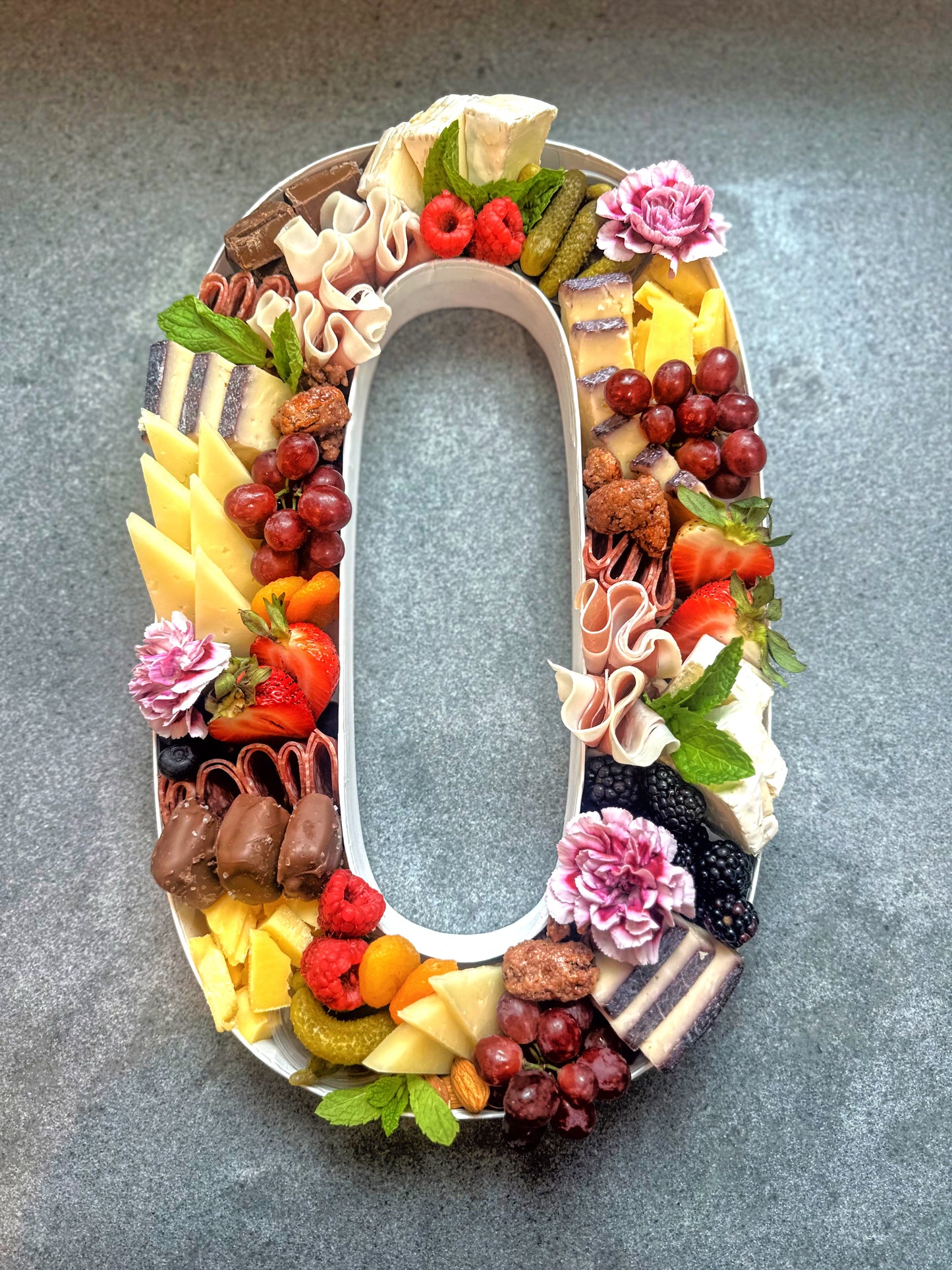 Charcuterie Letters and Numbers